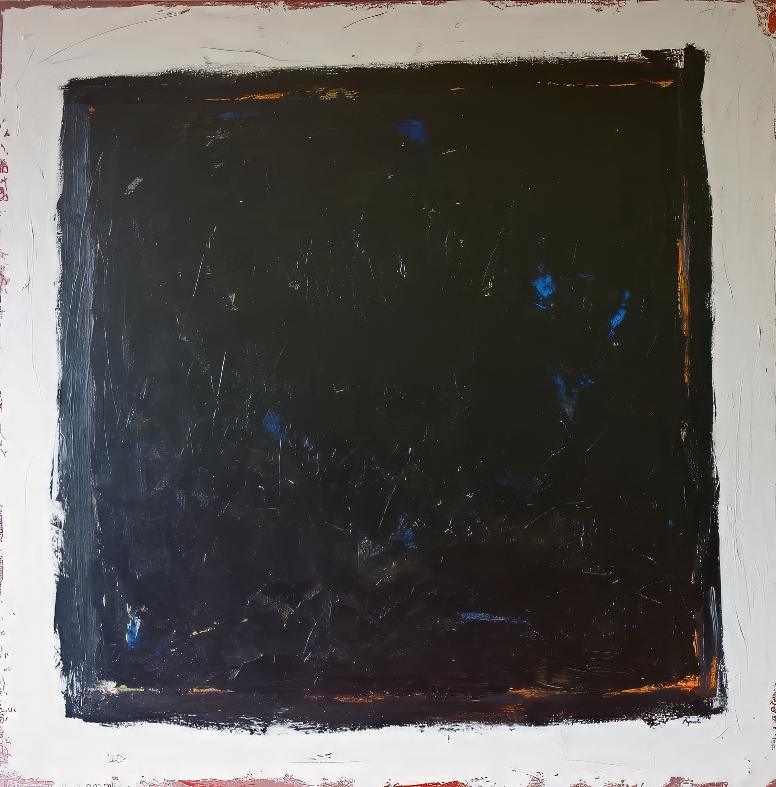 Black Square on Gray Ground
