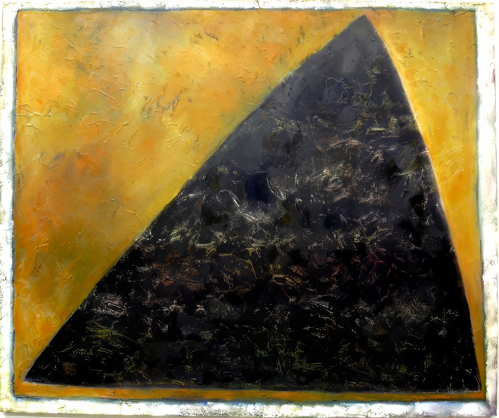 Triangle on Amber Ground