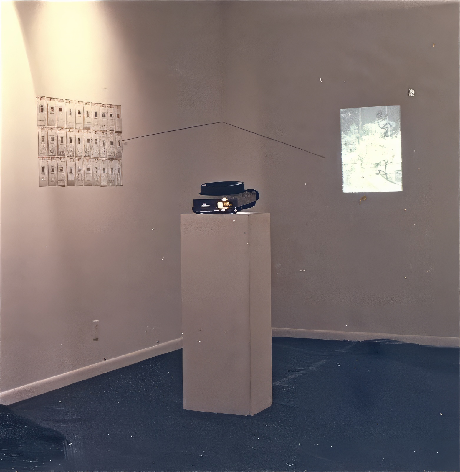 Installation at the Cuban Museum /Shows Negatives projected on wall