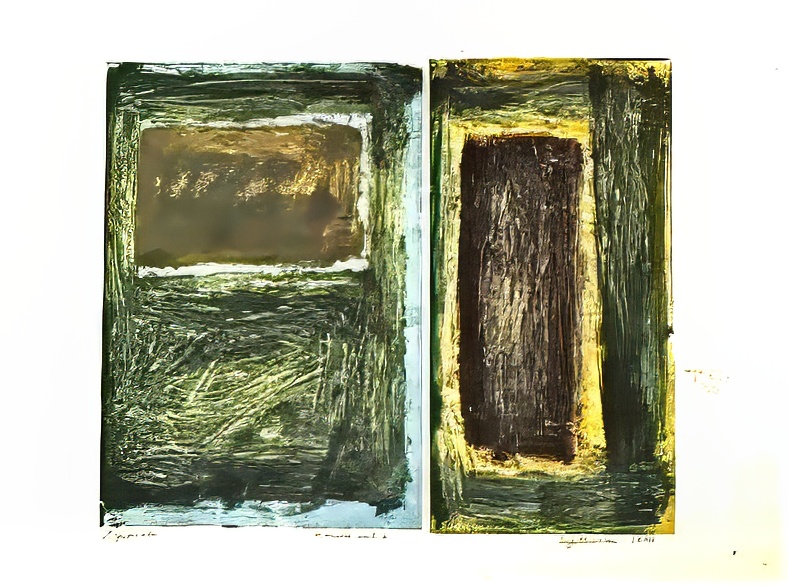 Monoprint 6  Monotype