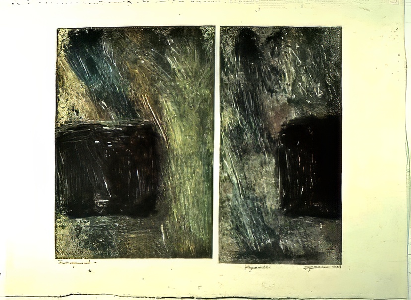 Monoprint 11  Monotype