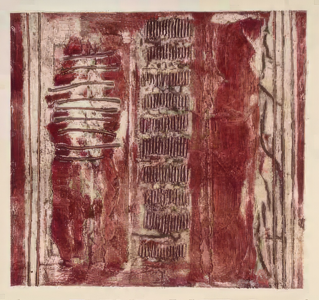 Red Collograph (Artist's Proof)
