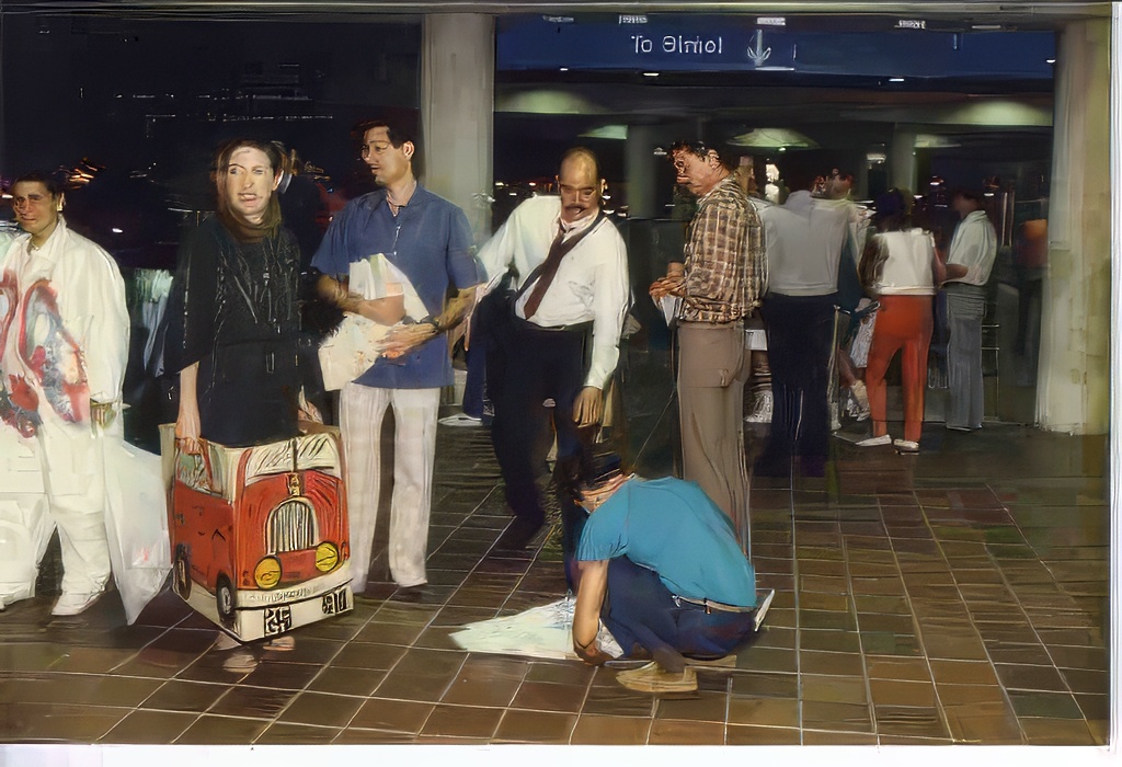 Nada Exhibition at the opening of Metrorail Miami